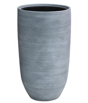 Dehner Keramik-Bodenvase Anton, rund, grau