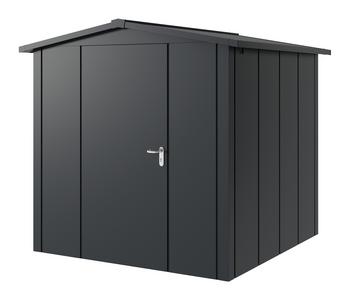 Hörmann Metallgerätehaus Juno JSD5 L-Sk Motiv Design, ca. B237/H223/T229 cm