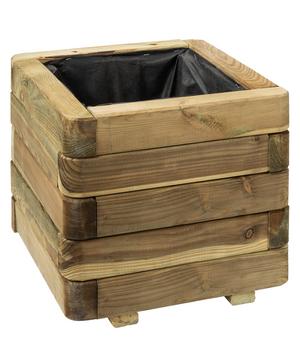 Kübler Holz Blumenkasten, quadratisch, ca. B40/H35/T40 cm