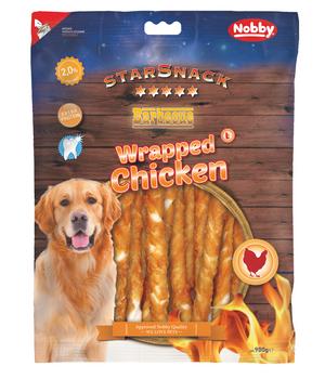 Nobby Hundesnack StarSnack Barbecue Wrapped Chicken, L, 900 g