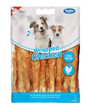 Nobby Classic Hundesnack Wrapped Chicken, 250 g