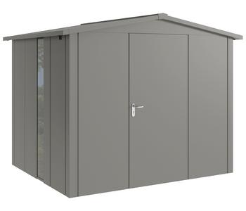 Hörmann Metallgerätehaus Juno JSD9 L-SK Motiv Design bodentiefes Fenster, ca. B285/H227/T237 cm