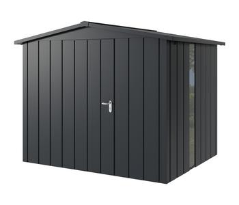 Hörmann Metallgerätehaus Juno JSD9 M-Sk Motiv Modern bodentiefes Fenster, ca. B285/H227/T237 cm