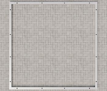 Hörmann Aluminium-Bodenrahmen für Gerätehaus Juno JSD2/JFD2/JPD2