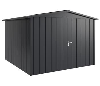 Hörmann Metallgerätehaus Juno Satteldach Motiv Modern mit Doppeltür, ca. B333/H231/T325 cm