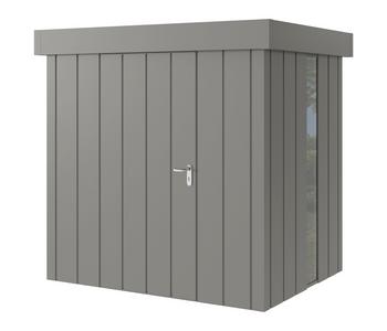 Hörmann Metallgerätehaus Juno JFD4 M-Sk Motiv Modern bodentiefes Fenster, ca. B229/H222/T181 cm