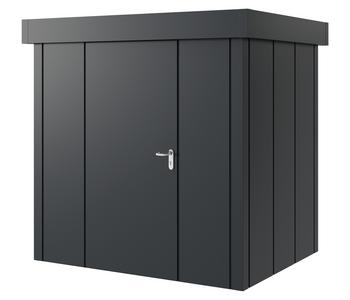 Hörmann Metallgerätehaus Juno Flachdach Motiv Design, ca. B229/H222/T181 cm