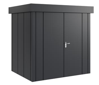Hörmann Metallgerätehaus Juno JFD 4 L-Sk Motiv Design mit Doppeltür, ca. B229/H222/T181 cm