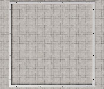 Hörmann Aluminium-Bodenrahmen für Gerätehaus Juno JSD5/JFD5/JPD5