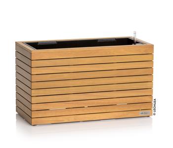 LECHUZA® Holz-Kasten PALO Natural Wood 80, rechteckig