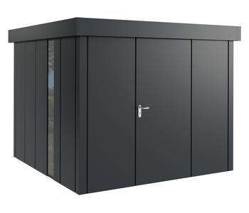 Hörmann Metallgerätehaus Juno JFD10 L-Sk Motiv Design, ca. B277/H222/T277 cm