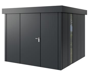 Hörmann Metallgerätehaus Juno JFD10 L-Sk Motiv Design, ca. B277/H222/T277 cm