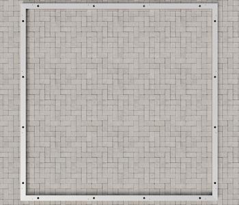 Hörmann Aluminium-Bodenrahmen für Gerätehaus Juno JSD10/JFD10/JPD10