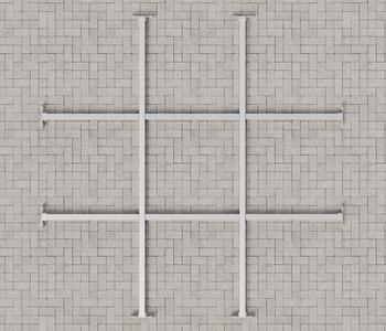 Hörmann Stahl-Unterkonstruktion für Gerätehaus Juno JSD10/JFD10/JPD10