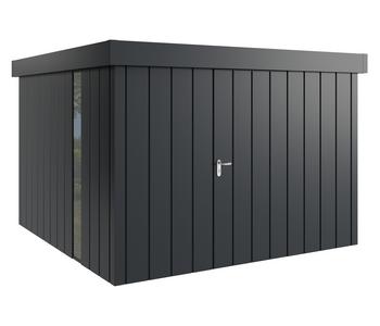 Hörmann Metallgerätehaus Juno JFD14 M-Sk Motiv Modern bodentiefes Fenster, ca. B325/H222/T325 cm