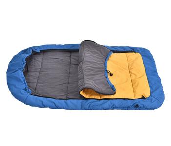 Dehner Lieblinge Hundeschlafsack Aldus, rechteckig, blau, ca. B95/T65 cm