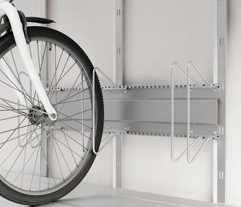 Hörmann Stahl-Fahrradhalter waagerecht lang, ca. B96 cm