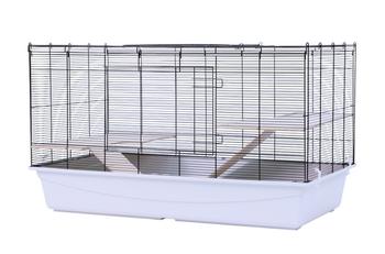 Skyline Nagerkäfig Speedy Gonzales de Luxe, schwarz/hellgrau