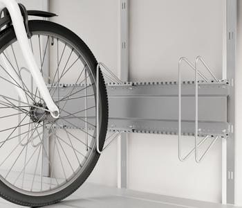 Hörmann Stahl-Fahrradhalter waagerecht kurz, ca. B48 cm