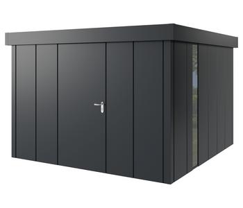 Hörmann Metallgerätehaus Juno JFD14 L-Sk Motiv Design bodentiefes Fenster, ca. B325/H222/T325 cm