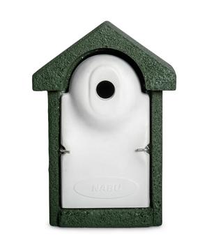 CJ Wildlife WoodStone Nistkasten Holzbeton, Einflugloch ca. Ø28 mm, grün