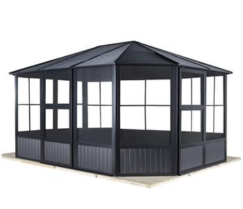 Sojag Outdoor-Pavillon Kaltwintergarten Charleston 1215, ca. B488,6/H280,9/T383,6 cm