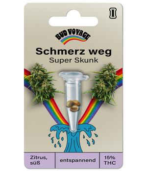 Bud Voyage Hanfsamen Schmerz weg Super Skunk, 3 Stk.