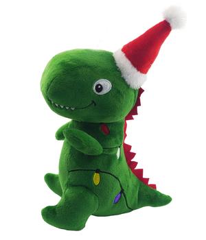 Dehner Lieblinge Hundespielzeug Bright Dino, ca. B11/H25/T16 cm
