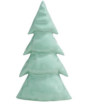 Dehner Porzellan-Tannenbaum, grün, ca. B21/H37/T11 cm
