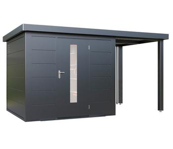 Wolff Finnhaus Metallgerätehaus Thorin 3924, ca. B414/H231/T272 cm
