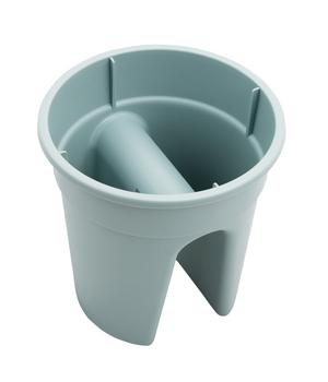 KHW Kunststoff-Geländertopf Flowerclip, rund, ca. Ø27/H27 cm, 3er-Set