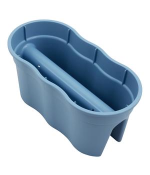 KHW Kunststoff-Geländertopf Flowerclip, ca. B57,5/H27/T27,7 cm, 2er-Set
