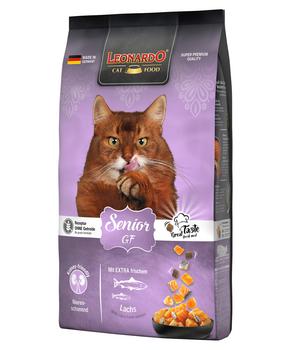 Leonardo Trockenfutter für Katzen Senior Getreidefrei, Lachs