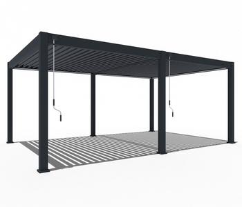 Weide Pergola Deluxe Plus 4x6, ca. B600/H255/T400 cm