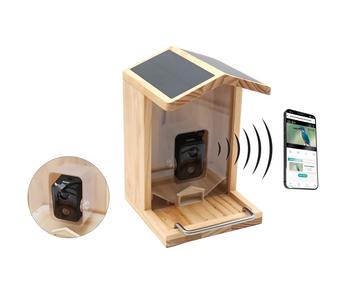 Croci Vogelfutterhaus Smart Wi-Fi, inkl. Kamera, ca. B23/H32,5/T24 cm