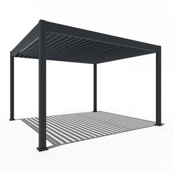 Weide Pergola LED E-Deluxe 3,6x4, ca. B400/H255/T360 cm