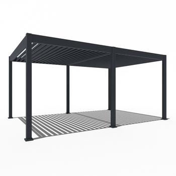Weide Pergola LED E-Deluxe 3,6x5,3, ca. B530/H255/T360 cm