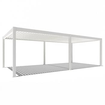 Weide Pergola LED E-Deluxe Plus 4x8, ca. B800/H255/T400 cm
