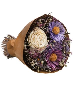 Trockenblumenbouquet Lila Autumn, natur/lila