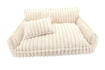 Dehner Lieblinge Kuschelsofa Arctica, rechteckig, beige, ca. B100/H40/T67 cm