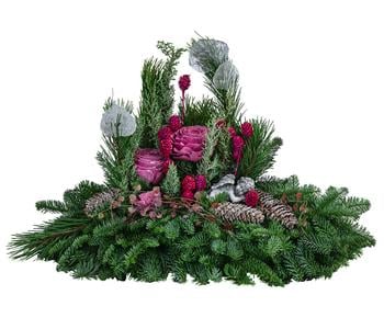 Grabgesteck Unvergessen, ca. B35/H42/T55 cm