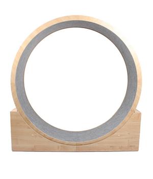 Elmato® Katzenlaufrad Simba XXL, stehend, natur/grau