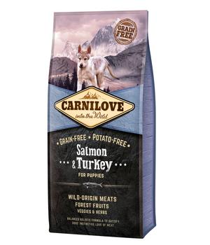 Carnilove Trockenfutter für Hunde Puppy, Lachs & Truthahn