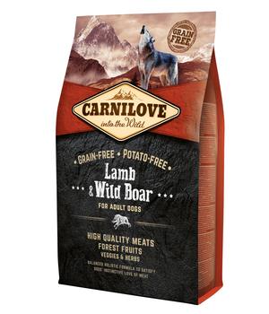 Carnilove Trockenfutter für Hunde Adult, Lamm & Wildschwein