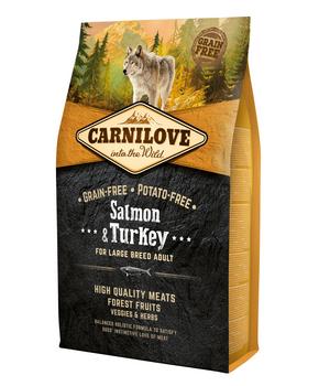 Carnilove Trockenfutter für Hunde Large Breed Adult, Lachs & Truthahn