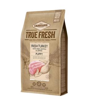 Carnilove True Fresh Trockenfutter für Hunde Welpen, Truthahn