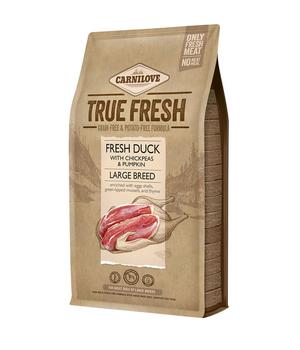 Carnilove True Fresh Trockenfutter für Hunde Large Breed Adult, Ente