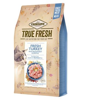 Carnilove True Fresh Trockenfutter für Katzen Adult, Truthahn