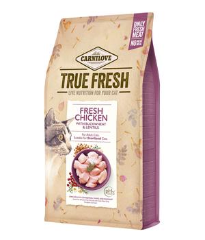Carnilove True Fresh Trockenfutter für Katzen Adult, Huhn