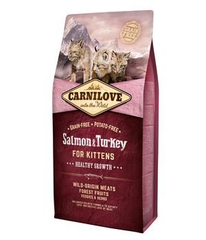 Carnilove Trockenfutter für Katzen Kitten, Lachs & Truthahn